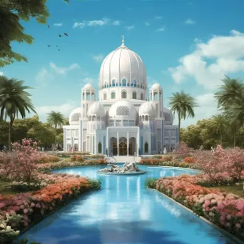 Image of a serene Bahá