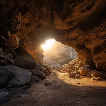 Cave illuminated by sunlight - Image 4