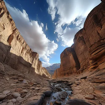 Expansive view of a canyon system - Image 1