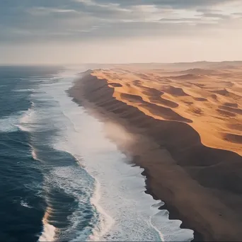 Coastal Dunes and Waves