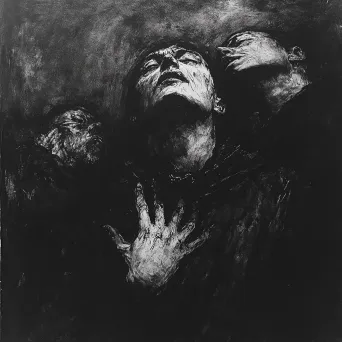 Charcoal sketch of Macbeth