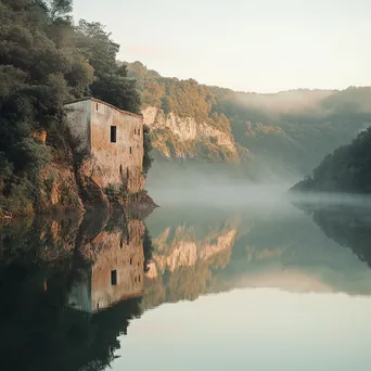 Tranquil Salt Mine Reflection