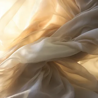 Close-up of soft fabric with morning sunlight filtering through curtains. - Image 2