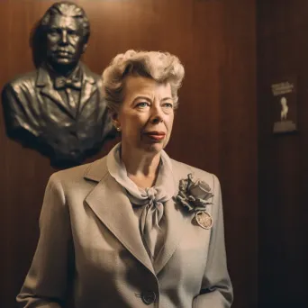 Eleanor Roosevelt advocating for human rights at the United Nations - Image 3