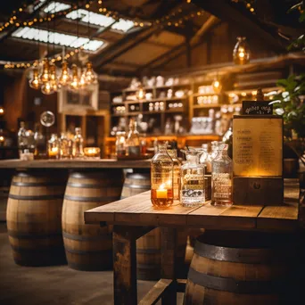 Inviting rustic bar with craft beer and cocktails - Image 1