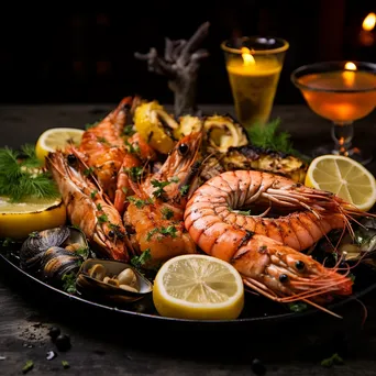 Elegant Grilled Seafood Platter