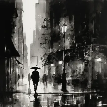 Ink-washed Noir Streets