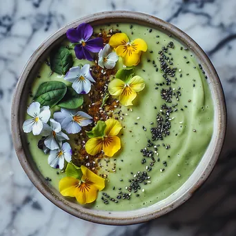 Creamy Avocado Smoothie Bowl