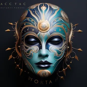 Body painting featuring zodiac signs in celestial colors, blended with art deco and minimalist influences - Image 1