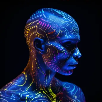 UV Body Art Performer