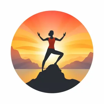 Health & Wellness App Logo on White Background - Image 3