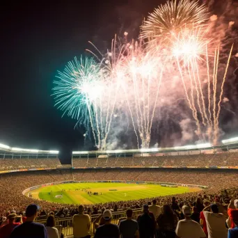 Stadium with fireworks - Image 2