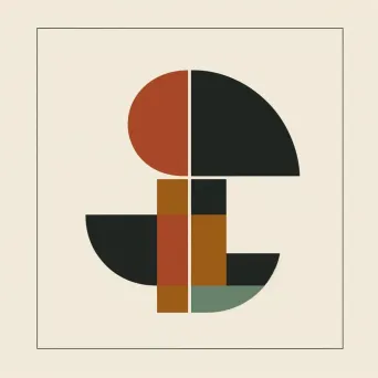 retro minimalist geometric logo - Image 4