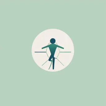 Human figure icon logo design for physical therapy center - Image 3