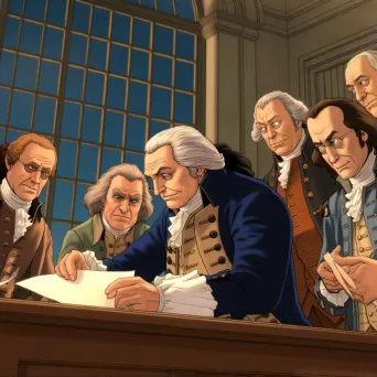 Signing of the Declaration of Independence with key figures - Image 1