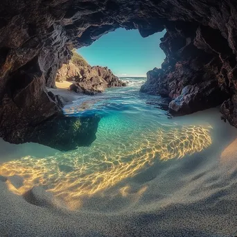 Contrasting Colors in Rock Pool