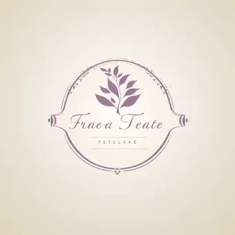 Elegant and sophisticated logo design with tea leaf icon - Image 4