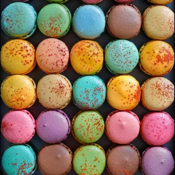 Colorful macarons arrangement - Image 3