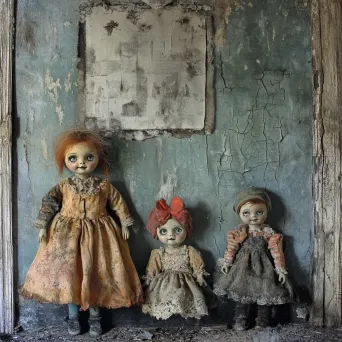 Abandoned Pastel Nursery of Petrifying Dolls