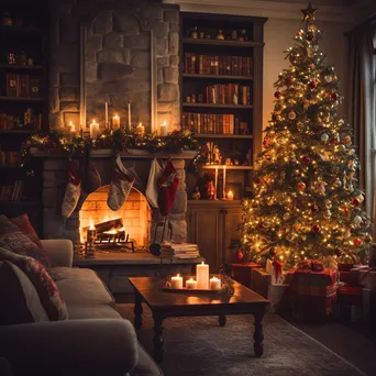 Cozy Christmas Living Room