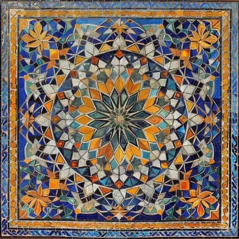 Arabesque tile mosaics - Image 1