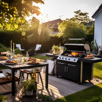 Modern BBQ Setup