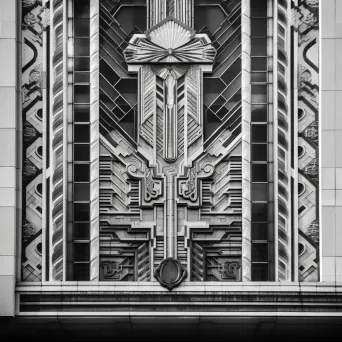 art deco facade photo - Image 2