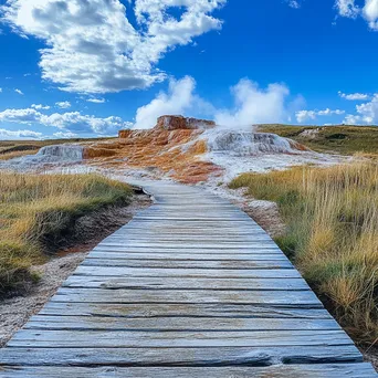 Geothermal Mud Pot Pathway