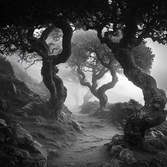 Mysterious Ancient Tree Path