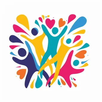 Vibrant community arts center logo - Image 3