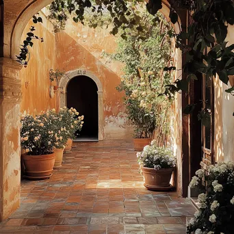 Elegant Courtyard Well