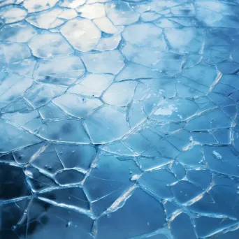 geometric ice patterns photo - Image 1