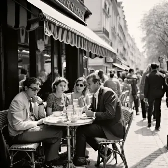 Cafe street watching - Image 1