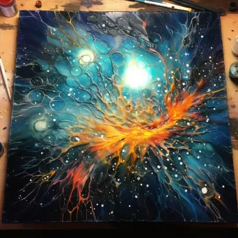 Stunning transformation of an exploding star into radiant fireflies through an illusion - Image 2