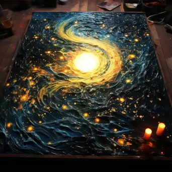 Stunning transformation of an exploding star into radiant fireflies through an illusion - Image 3