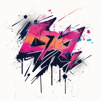 Graffiti-inspired streetwear logo with bold typography - Image 4