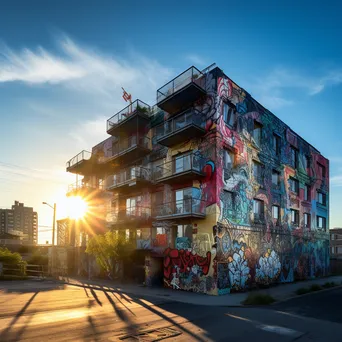 Impressive graffiti art on a multi-story city building - Image 4