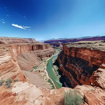 Panoramic view of a canyon landscape - Image 3