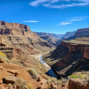 Panoramic view of a canyon landscape - Image 4