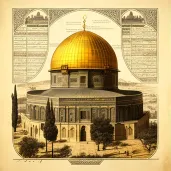 Golden Dome of the Rock in Jerusalem