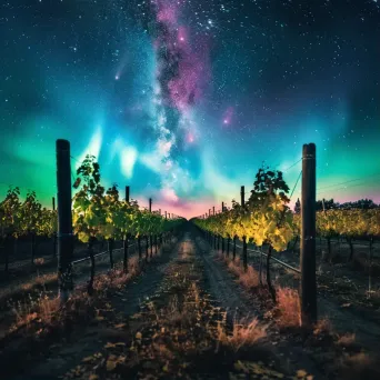 Southern lights vineyard - Image 1