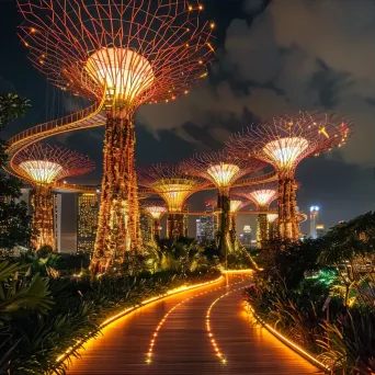 Singapore Supertree Grove night - Image 3