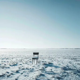 Snowy Field Chair