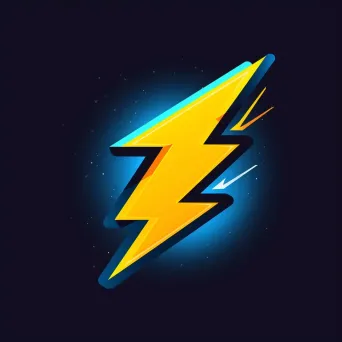 Bold and energetic logo design with barbell and lightning bolt icons - Image 4