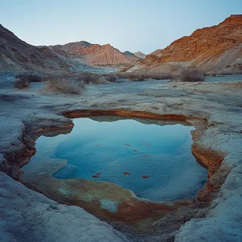 Small fish swimming in a desert spring - Image 4