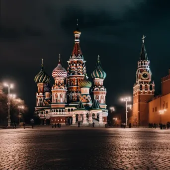 Moscow Red Square night - Image 2