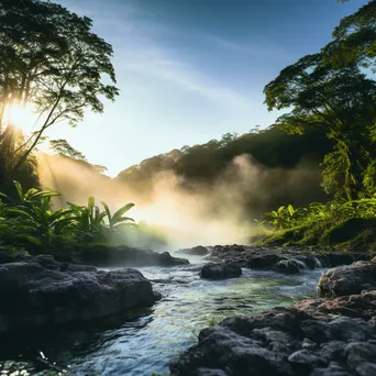 Tranquil Geothermal Spring