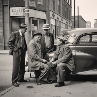 Iconic street corner meeting - Image 4