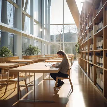 Modern Library Study Space