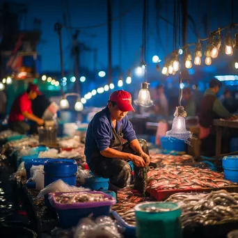 Fish Market at the Harbor